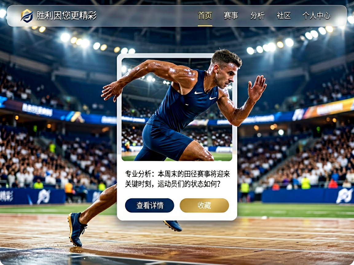 VSport 平台用户体验展示，体现专业设计与流畅交互